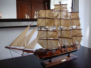 HUGE VINTAGE WOOD SHIP MODEL FRAGATA ESPANOLA ANO 1780 (SIGLO XVIII 