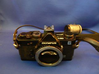Olympus OM 1N 35mm SLR Film Camera with Olypus shoe 4 and OM Recordata 