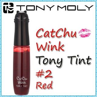 TonyMoly CatChu Wink Tony Tint #2 Red 10ml New Tony Tint Lip Tint 