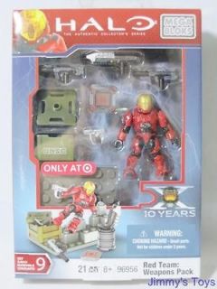 h11 mega bloks 96956 halo red team weapon pack from