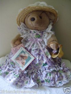 Bearly People Bear Forget Me Not 17 Inches Vintage Teddy Bear CUTE 
