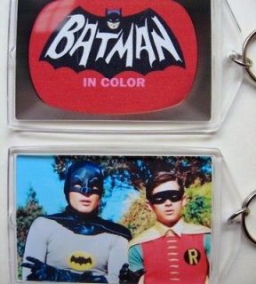   KEYCHAIN KEY CHAIN Adam West Burt Ward TV Series 1966 BRUCE WAYNE RARE