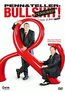 Penn Teller   Bullshit The Complete First Season DVD, 2004, 3 Disc Set 