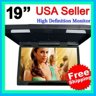    New Car 19 HD LCD Flip Down Roof Mount Car/Truck Monitor