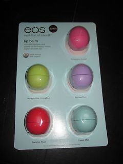 Newly listed EOS Smooth Sphere Lip Balm 5 Pk Honeydew Summer 