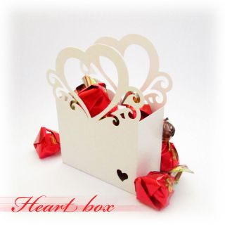   Heart Bag / Favor / Candy Gift Box for wedding / Christmas / Party