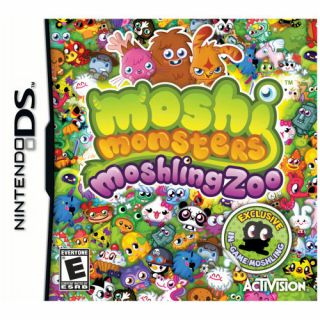 moshi monsters moshling zoo nintendo ds 2011 time left $