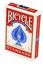 new red deck bicycle 808 poker playing cards rider