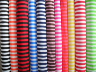 inch Striped Polycotton fabric 45 wide Low price Parties~Craft 