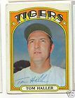 Tom Timmerman signed 1972 Topps card Detroit Tigers