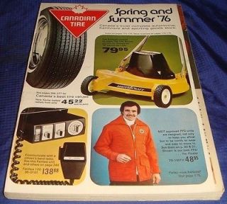   Vtg CTC Canadian Tire Store Toronto ON Catalog Spring & Summer 1976