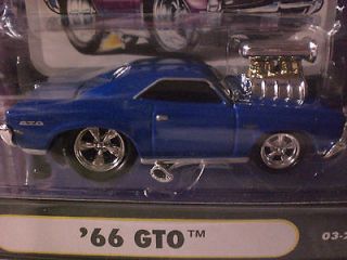   GTO Blue Muscle Machines,Chrom​e Wheels wide tires, Hilborn Blower