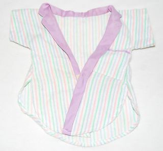 striped night shirt doll clothing tonka 1985