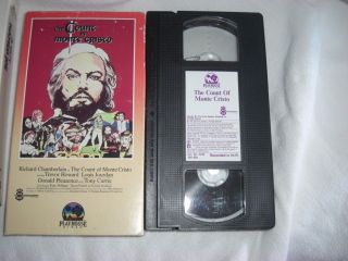   of Monte Cristo 1974 Richard Chamberlain Tony Curtis Trevor Howard VHS