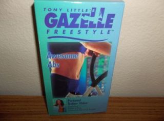 Tony Little GAZELLE Freestyle VHS Awesome Abs   Workout Instructional 