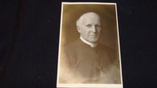 Man with clerical collar possibly from Mirfield real photo 1921 