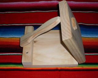 wooden tortilla press mexican chapati 9 x 7 5 wood