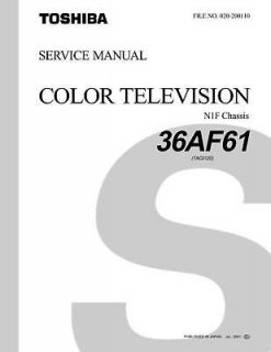 toshiba 36af61 tv service manual  9 64