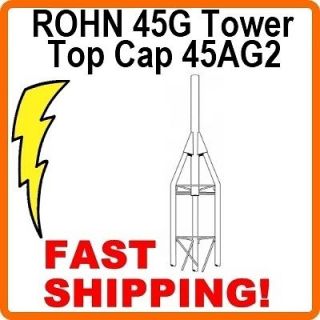 rohn 45g tower new 45ag2 top cap section r 45ag2