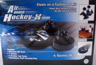 NEW Air Hover Hockey X treme 4 Games In 1 Curling