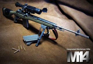 US Military Designated Marksman M14 Sniper Rifle 1/6 Action Figure 