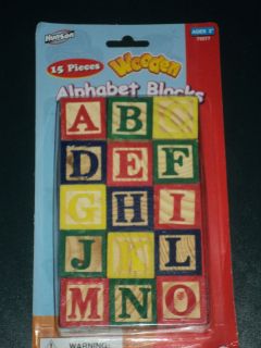 new abc wooden blocks alphabet numbers illustrations time left $