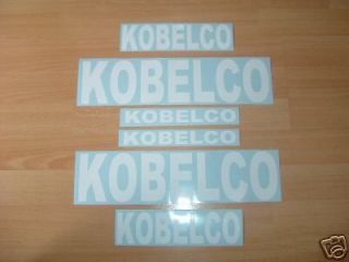 kobelco stickers decals forklift mini digger excavator time left $ 8 
