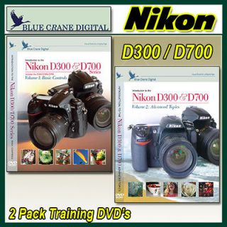   Digital Nikon D300s DVD 2 Pack Volume 1 & 2 Camera Training Guide