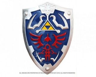 Full SIze Links Hylian Shield from the Legend of Zelda with Arm 