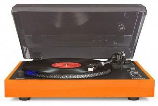 New Crosley ORANGE advanced turntable record player   transfer vinyl 
