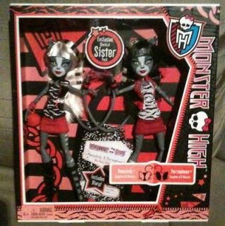 Monster High Werecat Sisters Purrsephone And Meowlody New In Box