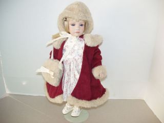 boots tyner repro character porcelain doll winter girl time left