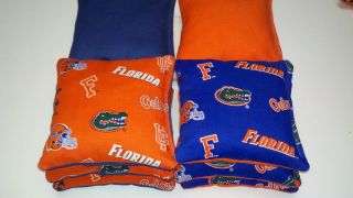 florida gators cornhole bags set of 8 time left $