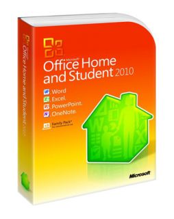 Microsoft Office Home and Student 2010 32/64 Bit Full Retail Version 