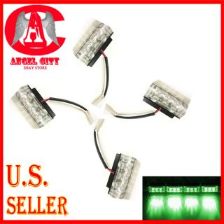12 LED Bulb Emergency Vehicle Strobe Lights for Front Grille/Deck 