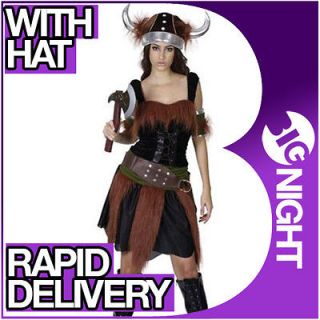   VIKING FANCY DRESS COSTUME – XENA MEDIEVAL WARRIOR PRINCESS OUTFIT