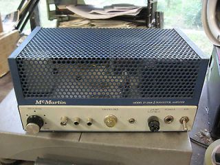 Vintage McMartin Model LT 250A Tube Transistor Amplifier Untested