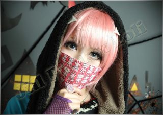 Lolita Punk Rock KDS gloomy Violent Bear full Bleeding Mask red