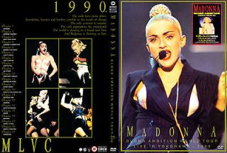 Madonna   Blond Ambition 1990 World Tour DVD Yokohama Japan RARE MDNA 