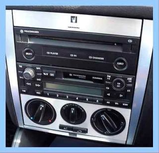 VW Golf Mk4 Jetta Bora Rabbit Brushed Aluminium Radio Console TDI GTI 