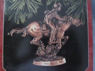 1998 Hallmark PONY EXPRESS RIDER Ornament THE OLD WEST #1 NIB New 