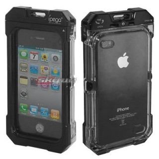   iPhone 4S 4 G Genuine Ipega Waterproof Protective Box Case Cover Black