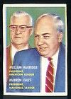 william harridge WARREN GILES PRESIDENT 1957 TOPPS #100 VG EXCELLENT 