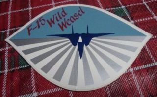 vintage f 15 wild weasel decal air force time left