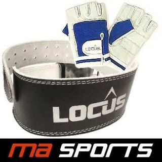 locus gym fitness weight lifting leather belt medium more options