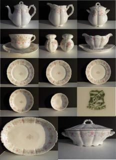 100 piece china service alpenglow weimar germany rare time left