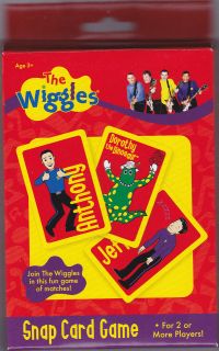 the wiggles snap card game brand new from australia time