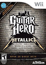 guitar hero metallica wii 2009  4 99