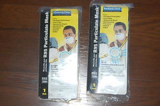 nip kimberly clark r95 particulate mask lot of 2 time