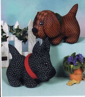 spot barney fun and easy dog softie pattern from australia